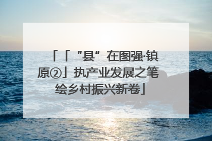 「“县”在图强·镇原②」执产业发展之笔 绘乡村振兴新卷