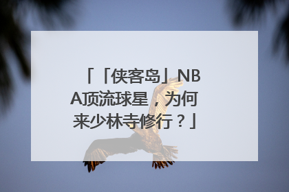 「侠客岛」NBA顶流球星，为何来少林寺修行？