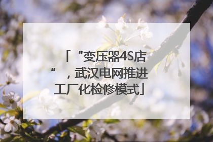 “变压器4S店”，武汉电网推进工厂化检修模式
