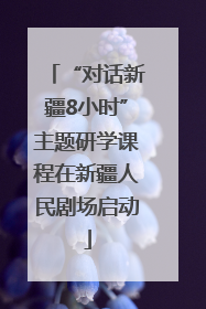 “对话新疆8小时”主题研学课程在新疆人民剧场启动