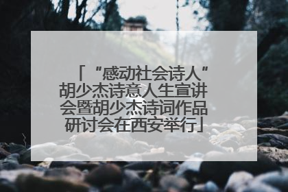 “感动社会诗人”胡少杰诗意人生宣讲会暨胡少杰诗词作品研讨会在西安举行