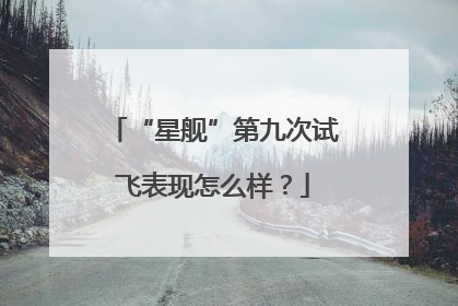 “星舰”第九次试飞表现怎么样？