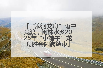 “浪河龙舟”雨中竞渡，闲林水乡2025年“小端午”龙舟胜会圆满结束