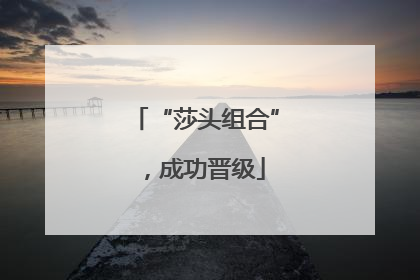 “莎头组合”，成功晋级