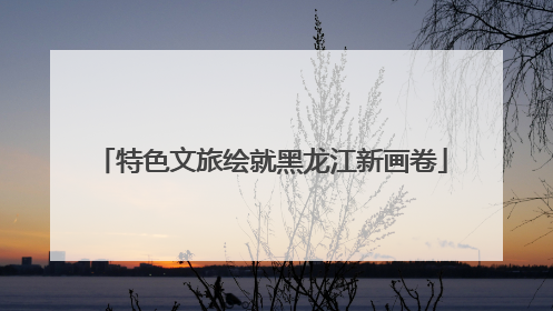 特色文旅绘就黑龙江新画卷