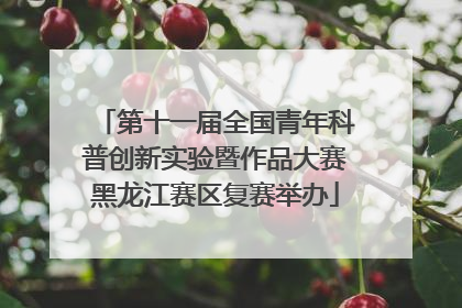 第十一届全国青年科普创新实验暨作品大赛黑龙江赛区复赛举办