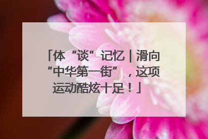 体“谈”记忆｜滑向“中华第一街”，这项运动酷炫十足！