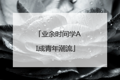 业余时间学AI成青年潮流