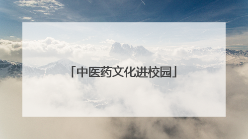 中医药文化进校园