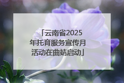 云南省2025年托育服务宣传月活动在曲靖启动