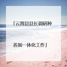 云霄县县长调研种养加一体化工作