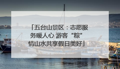 五台山景区：志愿服务暖人心 游客“粽”情山水共享假日美好