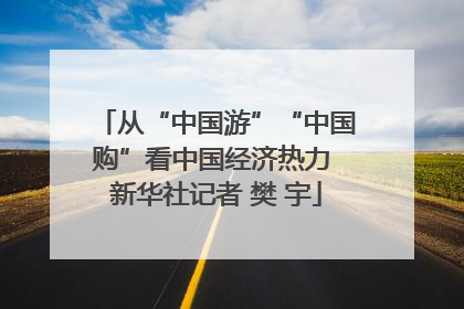 从“中国游”“中国购”看中国经济热力 新华社记者 樊 宇