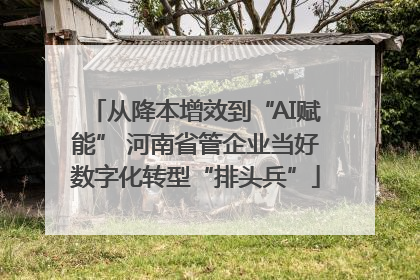 从降本增效到“AI赋能” 河南省管企业当好数字化转型“排头兵”