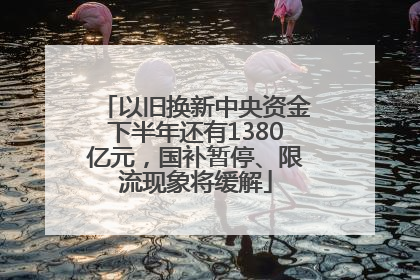 以旧换新中央资金下半年还有1380亿元，国补暂停、限流现象将缓解