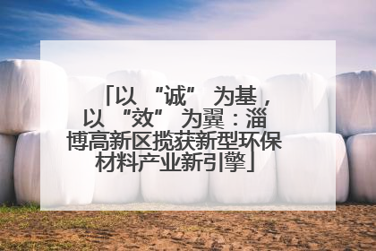以 “诚” 为基，以 “效” 为翼：淄博高新区揽获新型环保材料产业新引擎