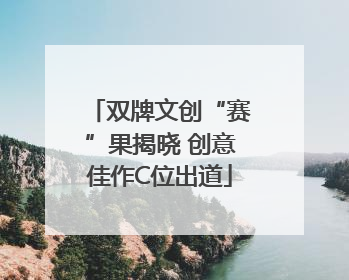 双牌文创“赛”果揭晓 创意佳作C位出道