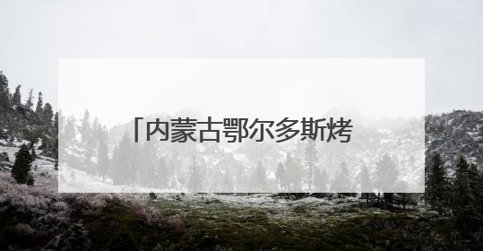 内蒙古鄂尔多斯烤全羊香飘宝塔山下