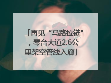 再见“马路拉链”，琴台大道2.6公里架空管线入廊