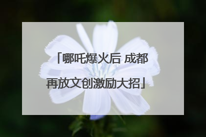 哪吒爆火后 成都再放文创激励大招