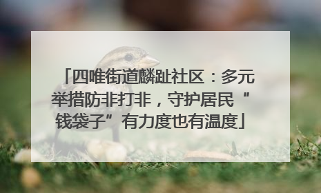 四唯街道麟趾社区：多元举措防非打非，守护居民“钱袋子”有力度也有温度