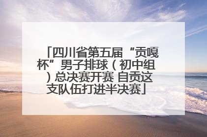 四川省第五届“贡嘎杯”男子排球（初中组）总决赛开赛 自贡这支队伍打进半决赛