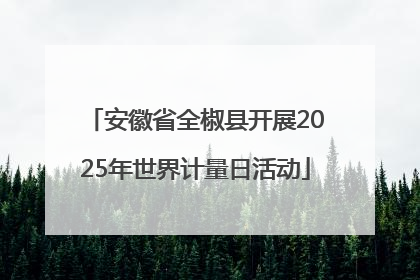 安徽省全椒县开展2025年世界计量日活动