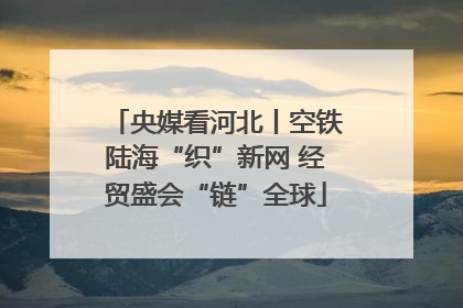央媒看河北丨空铁陆海“织”新网 经贸盛会“链”全球