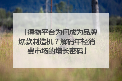 得物平台为何成为品牌爆款制造机？解码年轻消费市场的增长密码