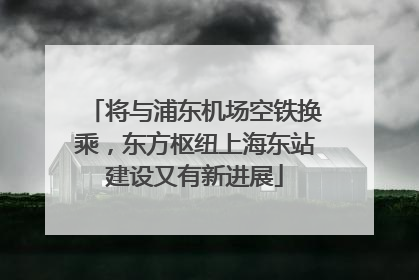 将与浦东机场空铁换乘，东方枢纽上海东站建设又有新进展