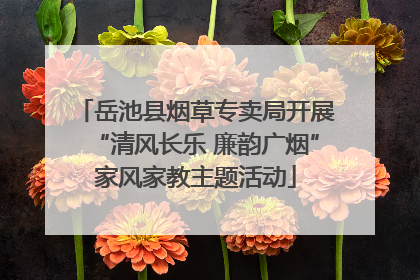 岳池县烟草专卖局开展“清风长乐 廉韵广烟”家风家教主题活动
