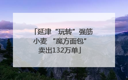 延津“玩转”强筋小麦 “魔方面包”卖出132万单
