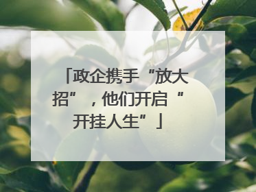 政企携手“放大招”，他们开启“开挂人生”