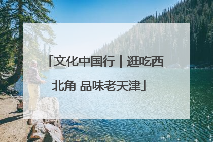 文化中国行｜逛吃西北角 品味老天津