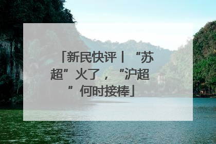 新民快评丨“苏超”火了，“沪超”何时接棒