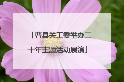 曹县关工委举办二十年主题活动展演