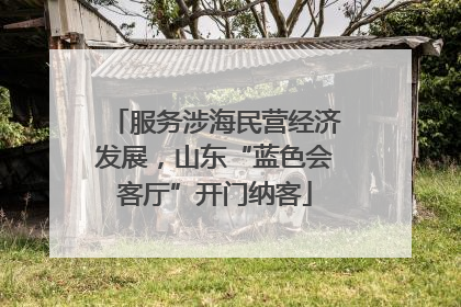 服务涉海民营经济发展，山东“蓝色会客厅”开门纳客