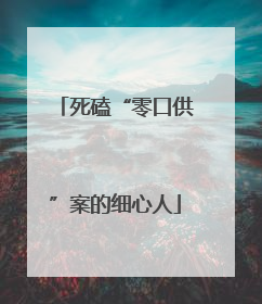 死磕“零口供”案的细心人