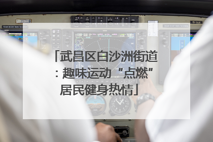 武昌区白沙洲街道：趣味运动“点燃”居民健身热情