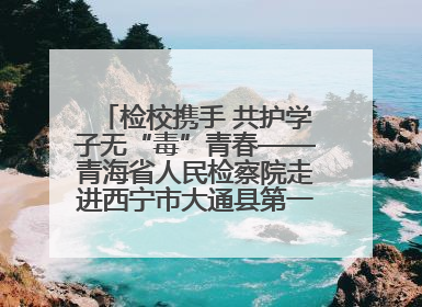 检校携手 共护学子无“毒”青春——青海省人民检察院走进西宁市大通县第一完全中学开展禁毒宣传侧记