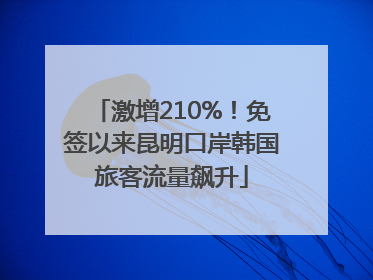 激增210%！免签以来昆明口岸韩国旅客流量飙升