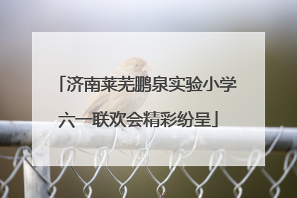 济南莱芜鹏泉实验小学六一联欢会精彩纷呈