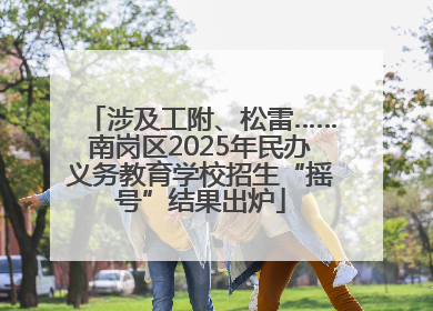 涉及工附、松雷……南岗区2025年民办义务教育学校招生“摇号”结果出炉