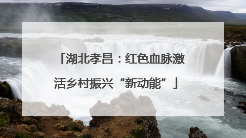 湖北孝昌：红色血脉激活乡村振兴“新动能”