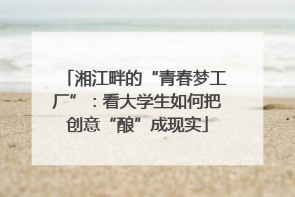 湘江畔的“青春梦工厂”：看大学生如何把创意“酿”成现实
