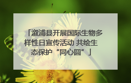 溆浦县开展国际生物多样性日宣传活动 共绘生态保护“同心圆”