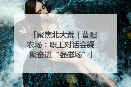 聚焦北大荒｜普阳农场：职工对话会凝聚奋进“强磁场”