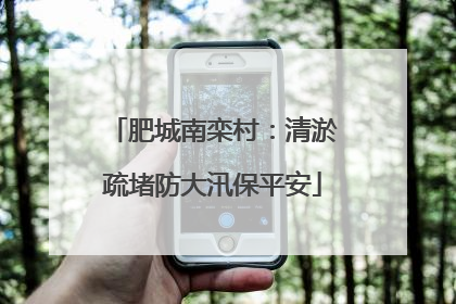 肥城南栾村：清淤疏堵防大汛保平安