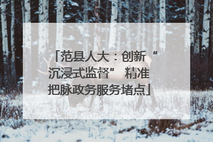 范县人大：创新“沉浸式监督” 精准把脉政务服务堵点