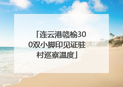 连云港赣榆300双小脚印见证驻村巡察温度